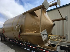 Above ground fiberglass tanks