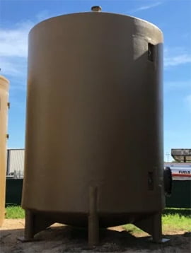 Above ground fiberglass tanks