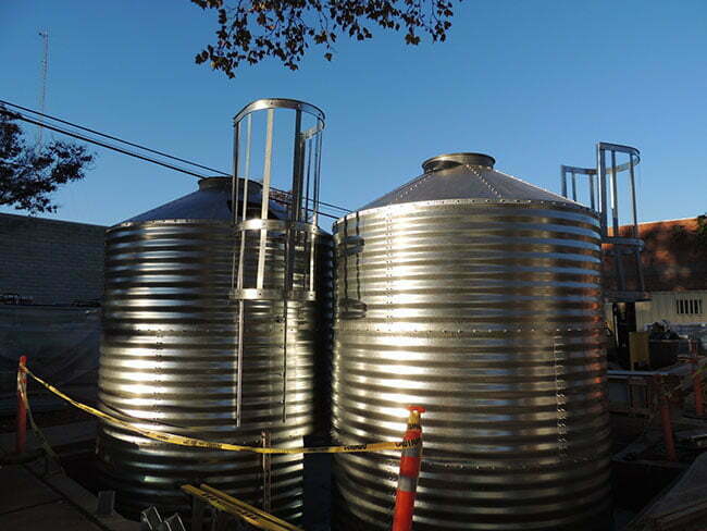 Water storage tanks